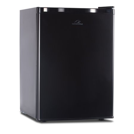 COMMERCIAL COOL 2.6 Cu. Ft. Refrigerator, Freezer, Black CCR26B